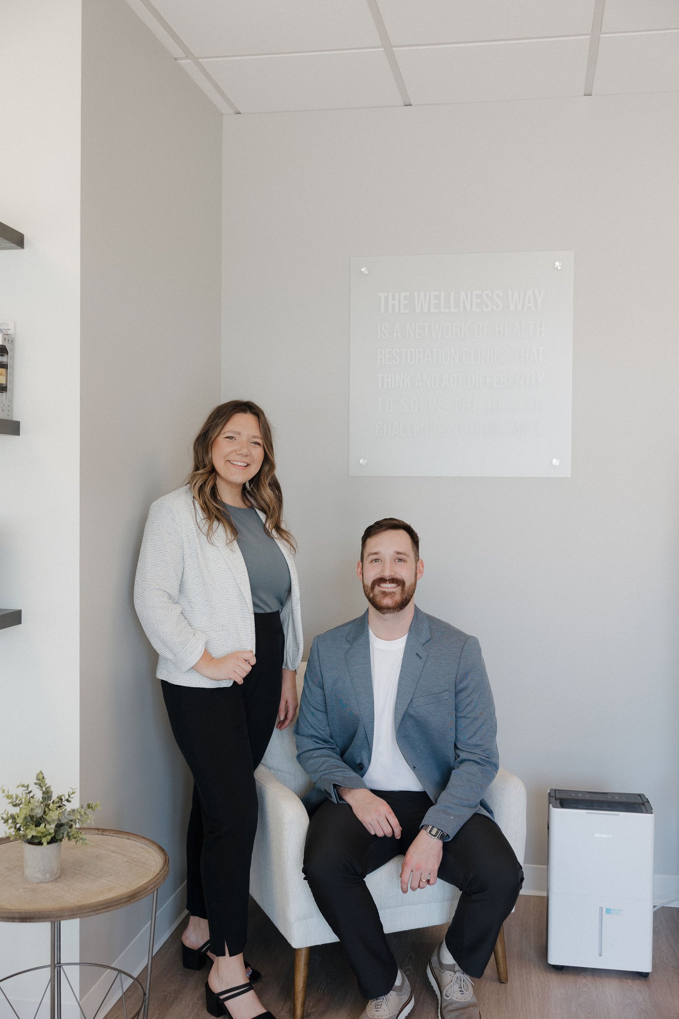 Dr. Ryan and Annie DeNome, hosts of the Health in the Spirit Catholic health and wellness podcast